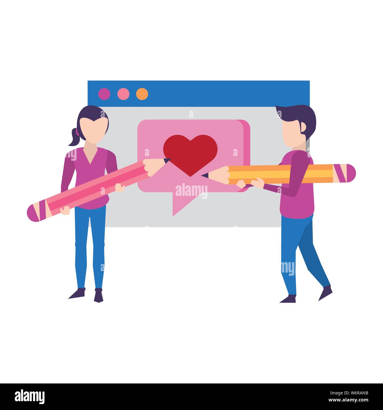 technology web digital hardware cartoon Stock Vector Image & Art - Alamy