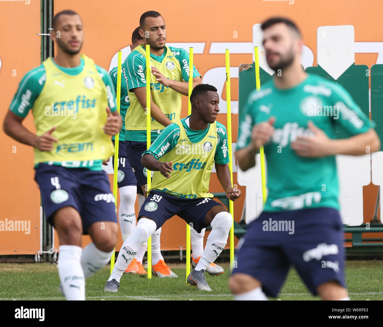 SÃO PAULO, SP - 02.08.2019: TREINO DO PALMEIRAS - Player Angulo, from ...