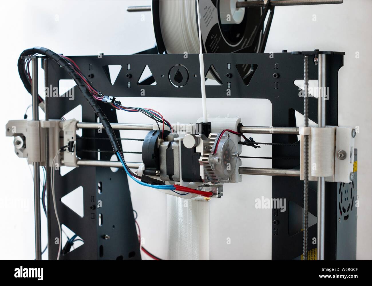 Working 3d printer Stock Photo
