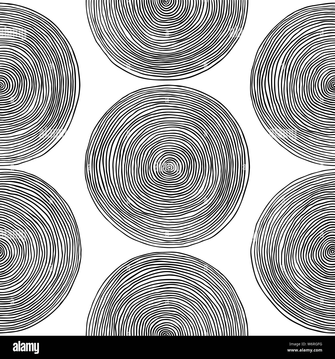 Seamless hand drawn doodle graphic pattern. Made in vector Stock Vector ...