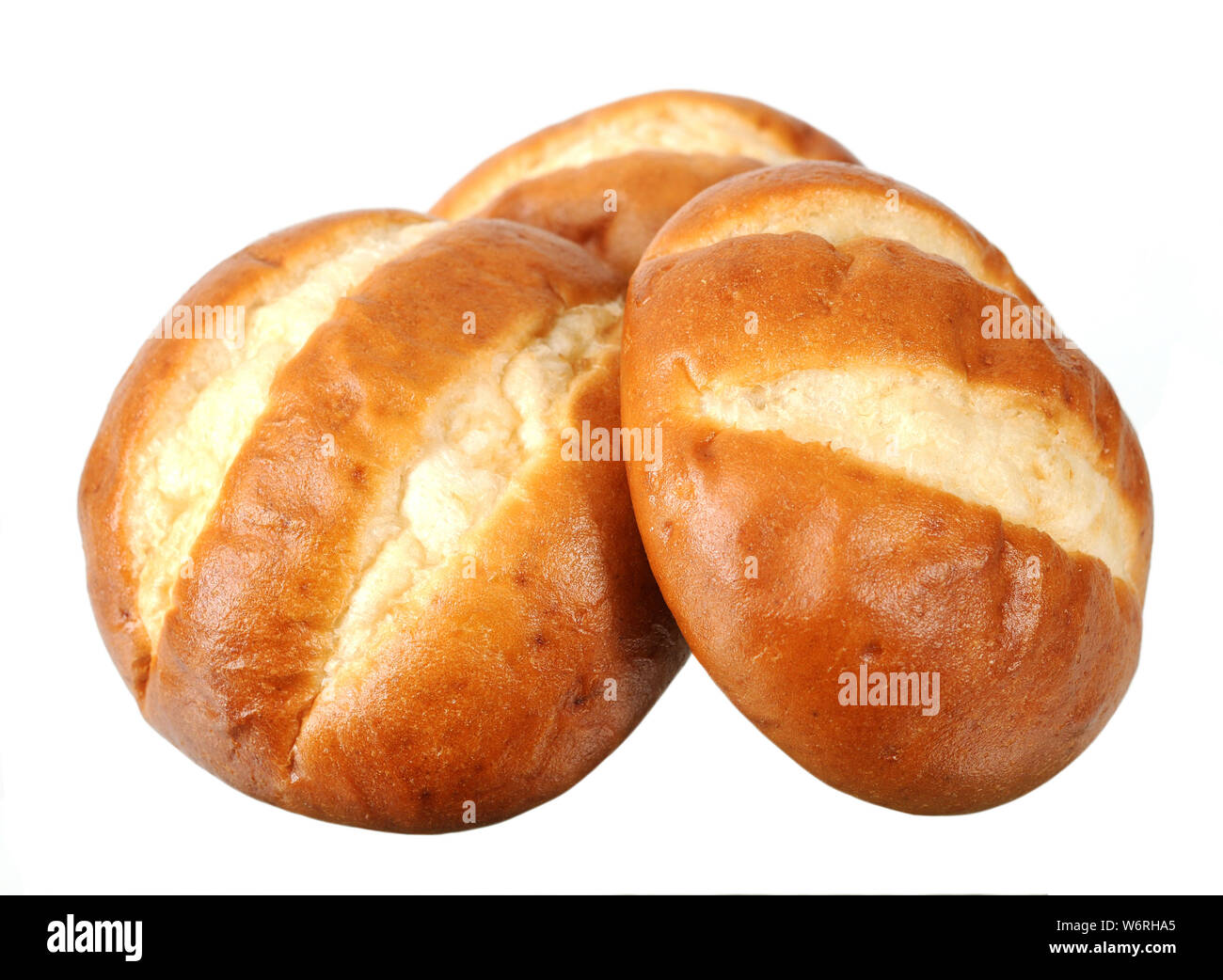 pretzel style bread isolated on white background Stock Photo - Alamy