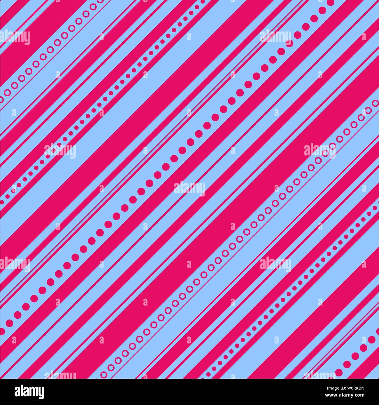 Abstract colorful diagonal striped background. Vector seamless pattern Stock Vector