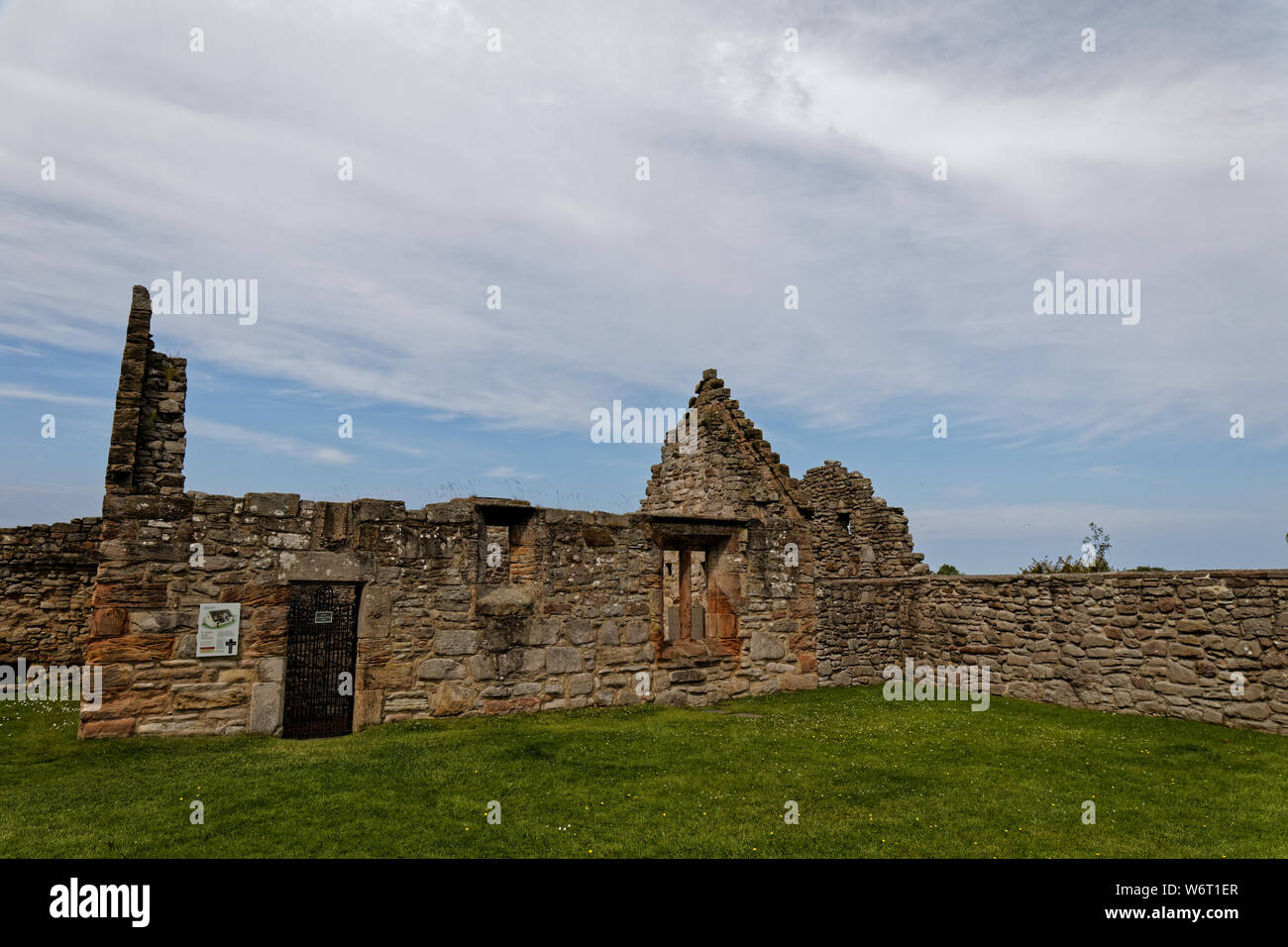 Craigmillar castle - Edinburgh, Scotland, United Kingdom Stock Photo