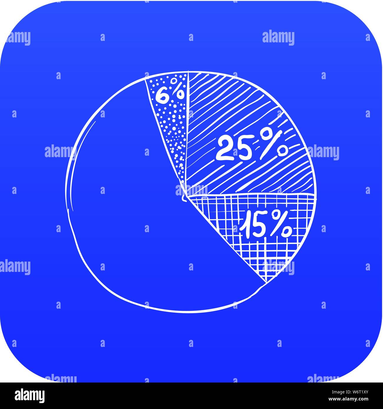 Round diagram infographics, hand drawn style Stock Vector Image & Art