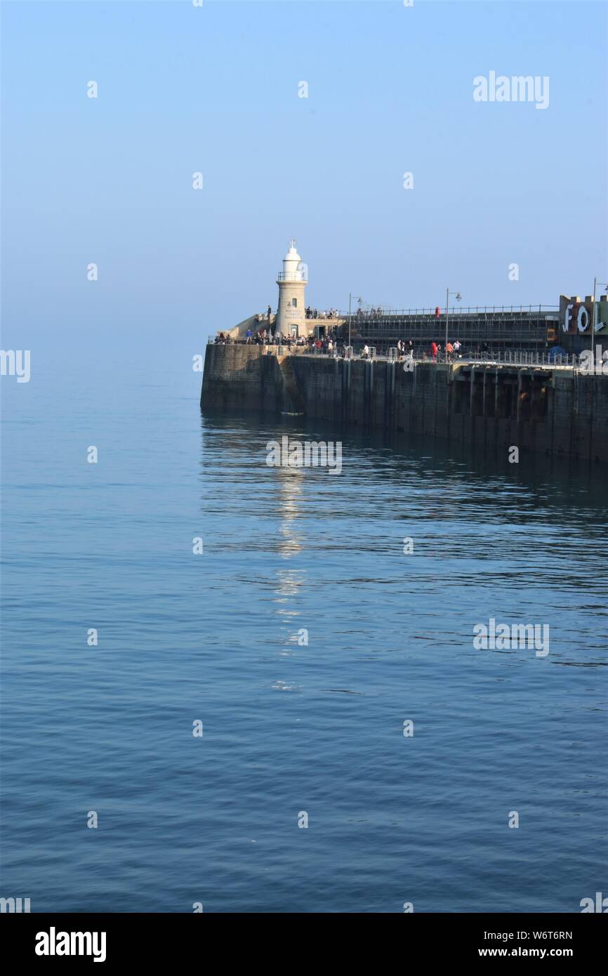 Pink floating house in Folkestone Harbour Stock Photo Alamy