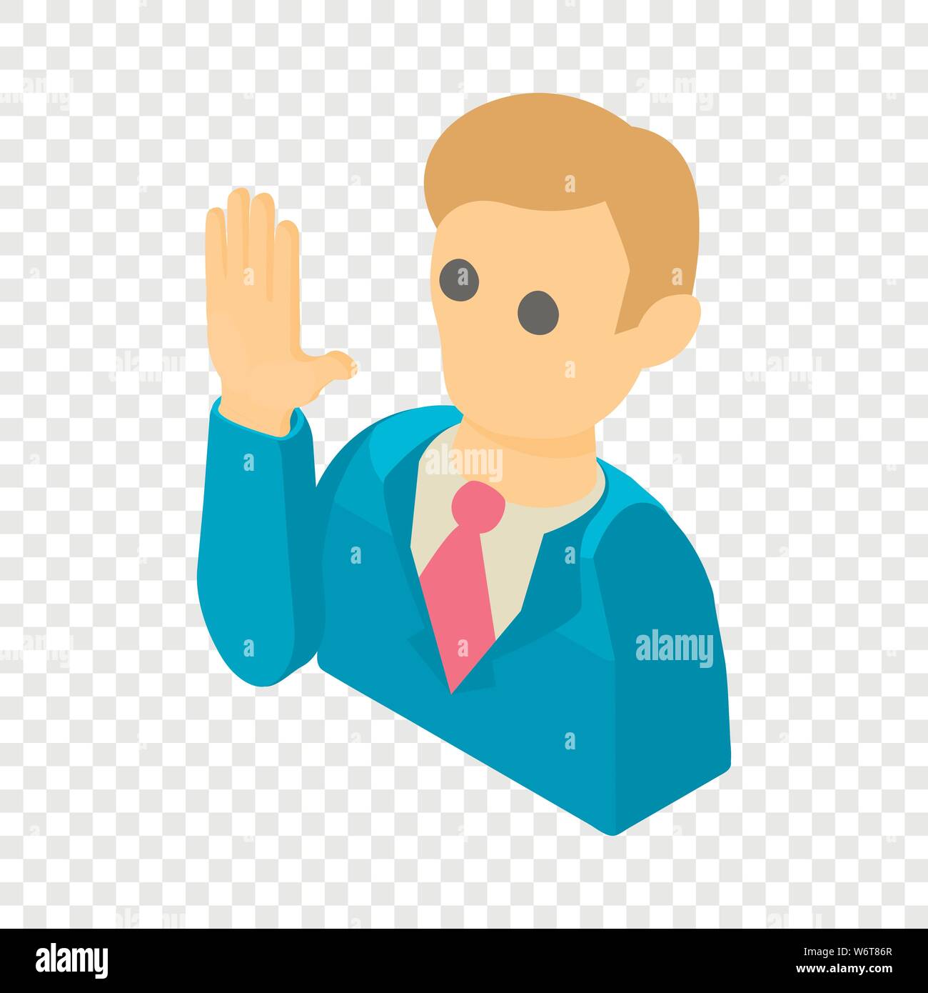 Man icon, isometric 3d style Stock Vector Image & Art - Alamy