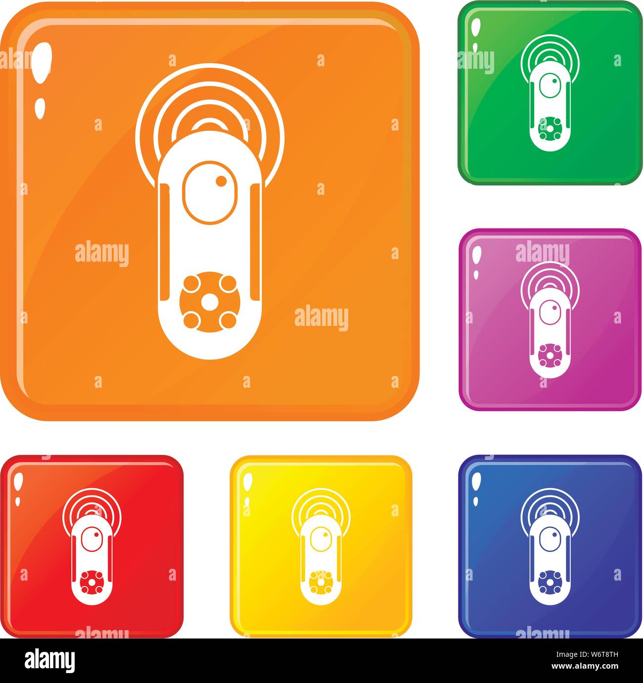 Game joystick icons set vector color Stock Vector Image & Art - Alamy