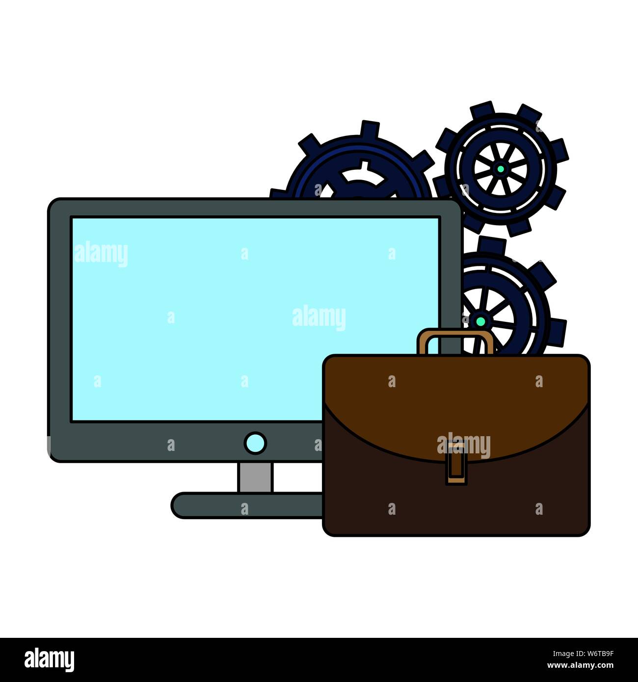 technology digital modern hardware cartoon Stock Vector Image & Art Alamy