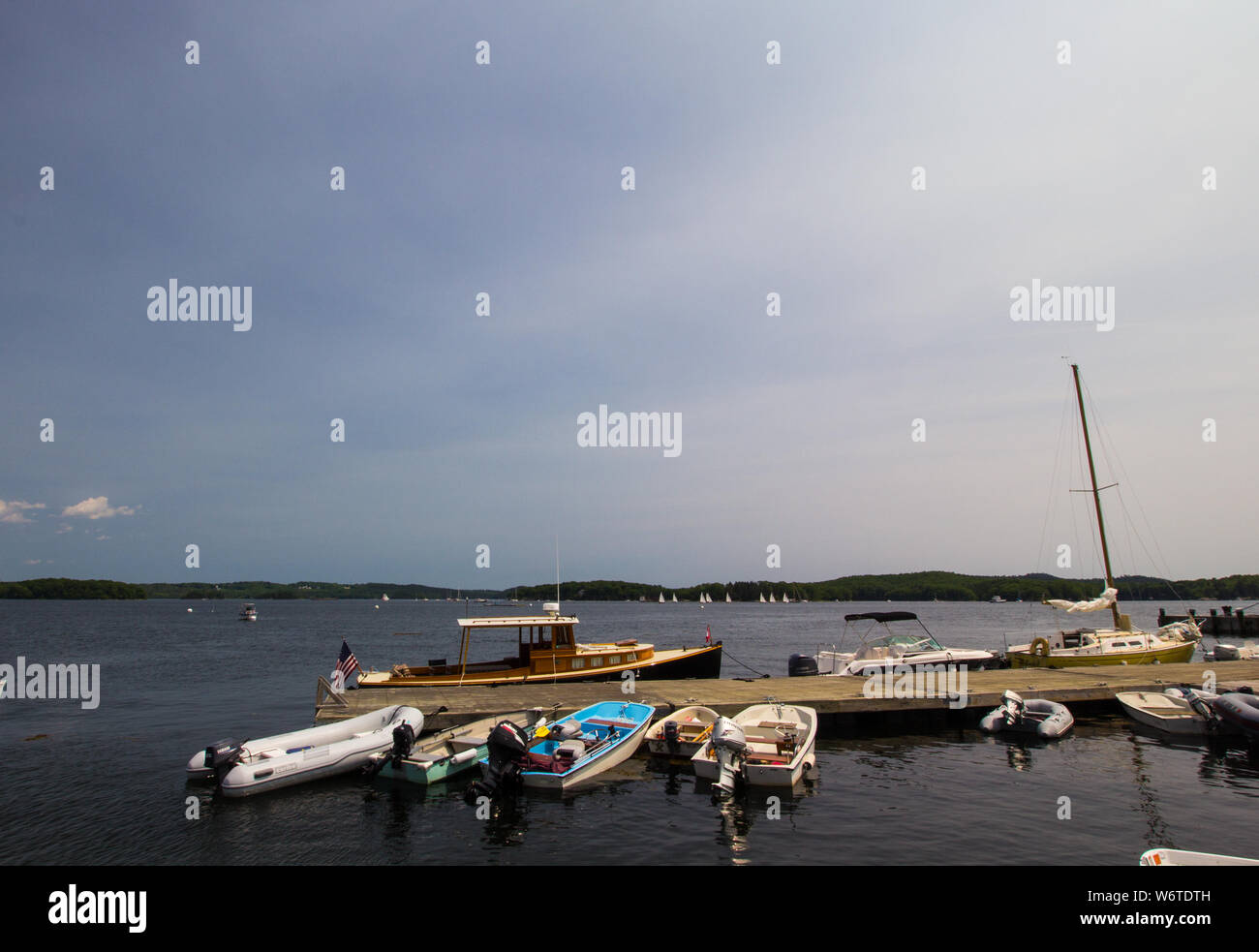 Boats, Castine, Maine Stock Photo Alamy
