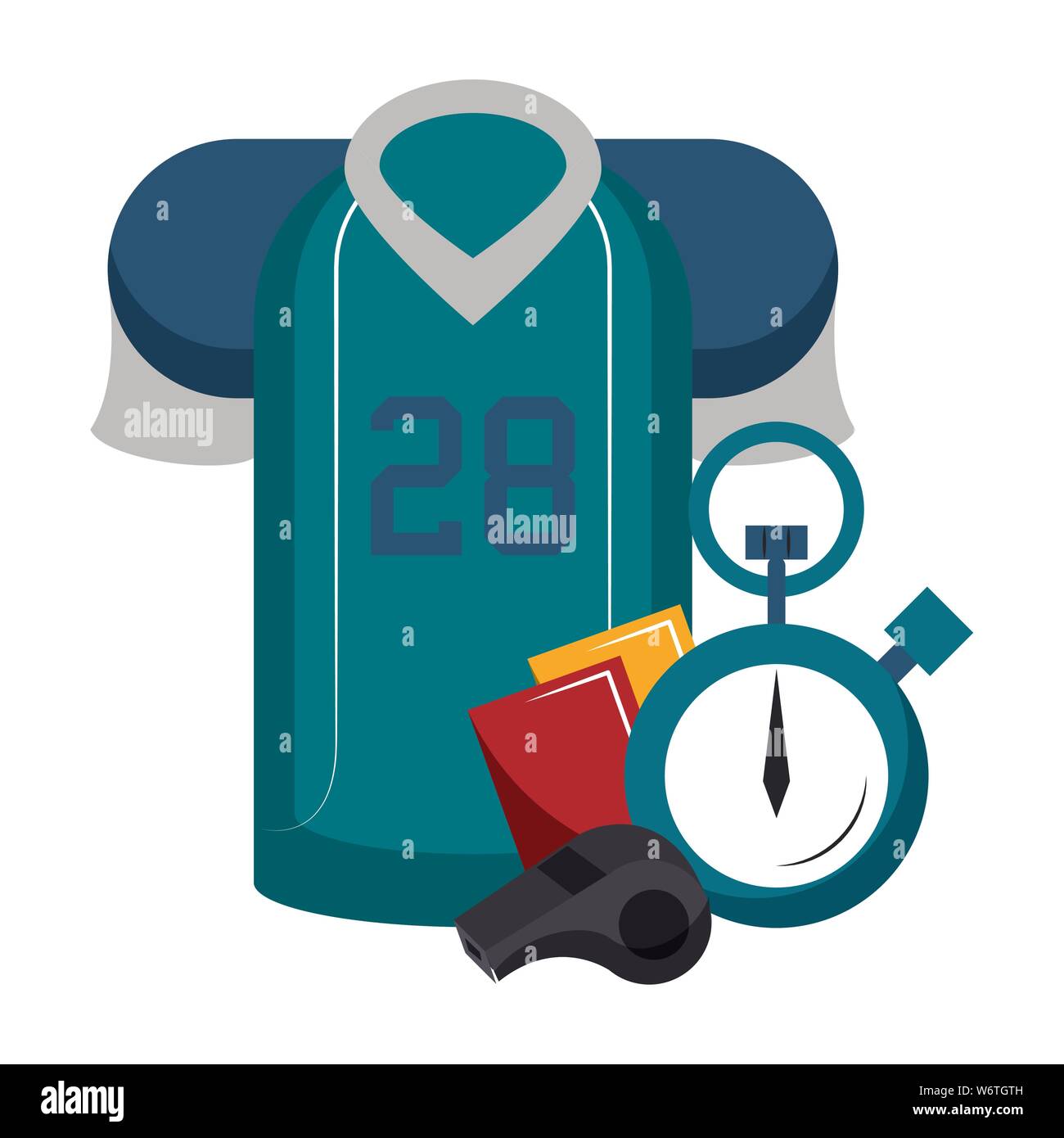 Soccer Football Sport Game Cartoon Stock Vector Art Illustration
