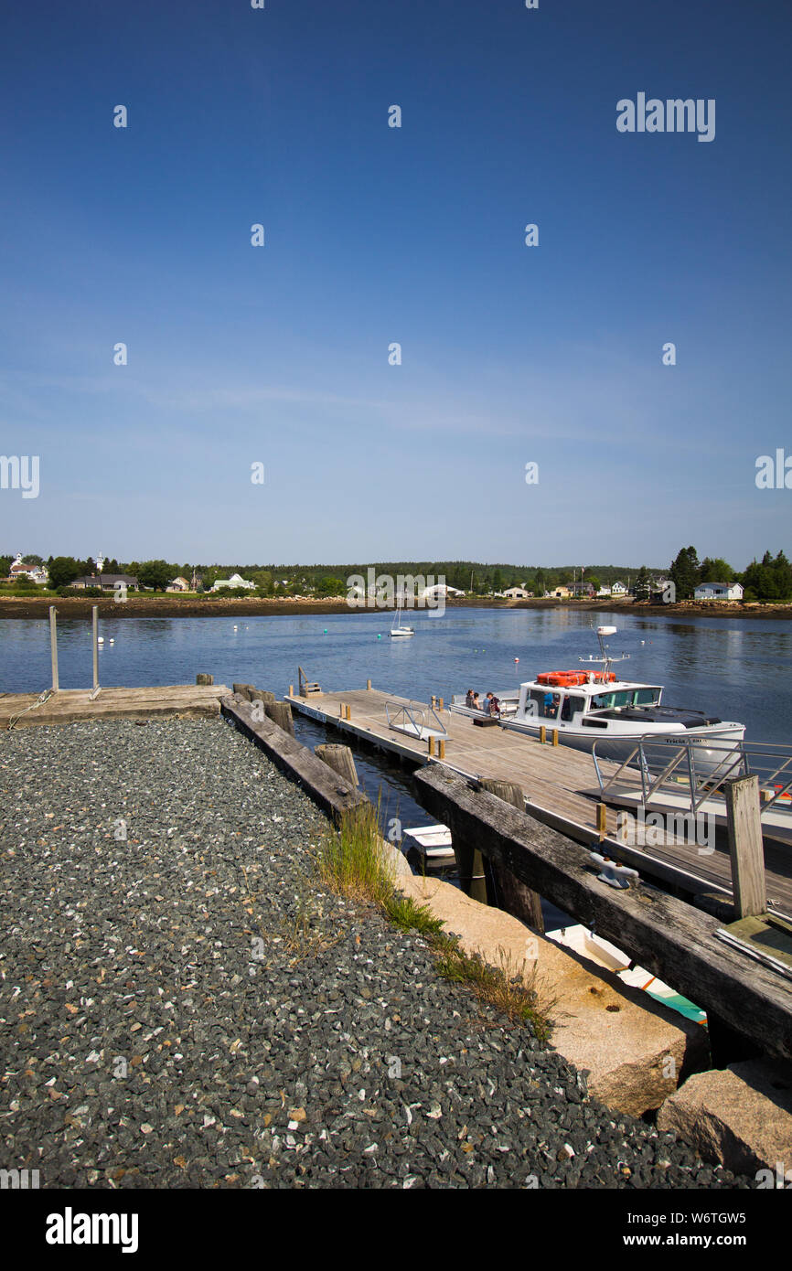 Winter Harbor, Maine Stock Photo Alamy