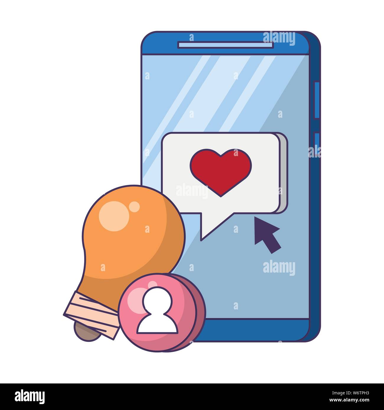 technology web digital hardware cartoon Stock Vector Image & Art - Alamy
