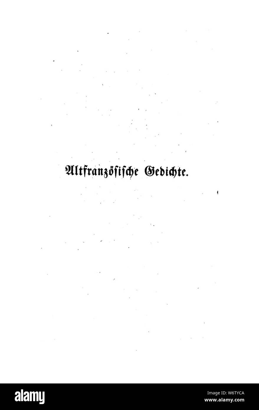 De Gedichte (Uhland) 427 Stock Photo Alamy