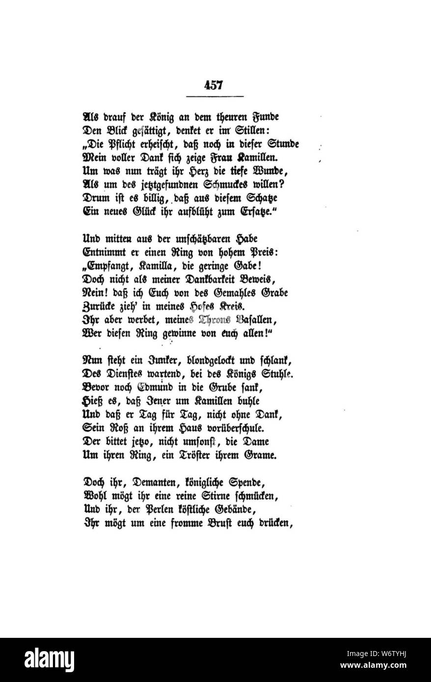 De Gedichte Uhland 475 Stock Photo 262391966 Alamy