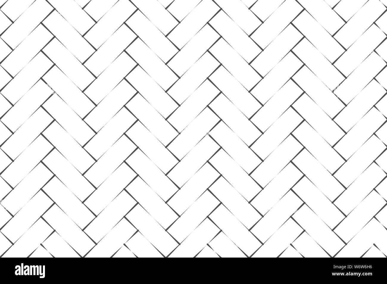 Abstract black herringbone parquet on white backdrop vector illustration Stock Vector