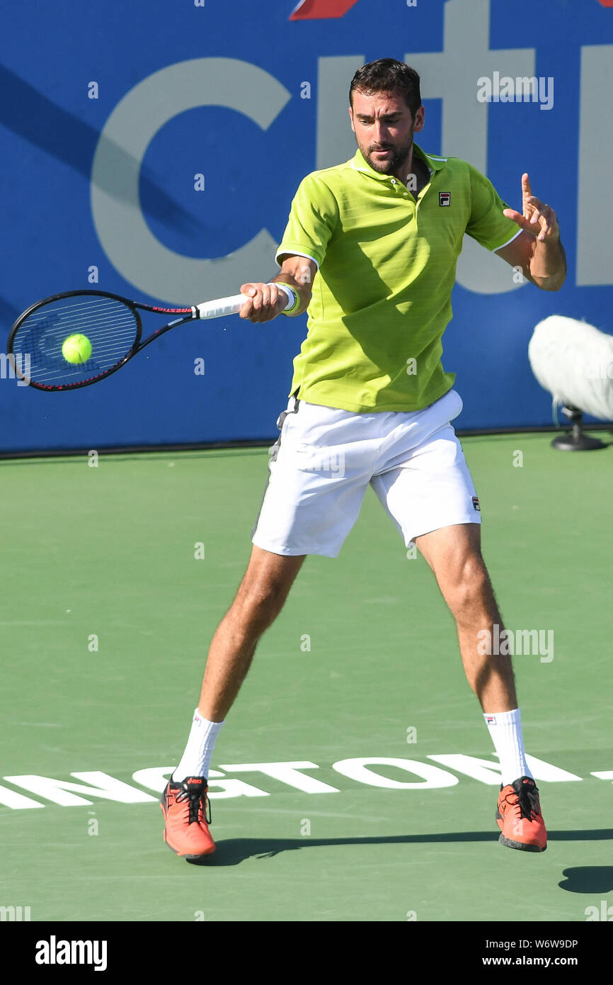Marin cilic forehand hi-res stock photography and images