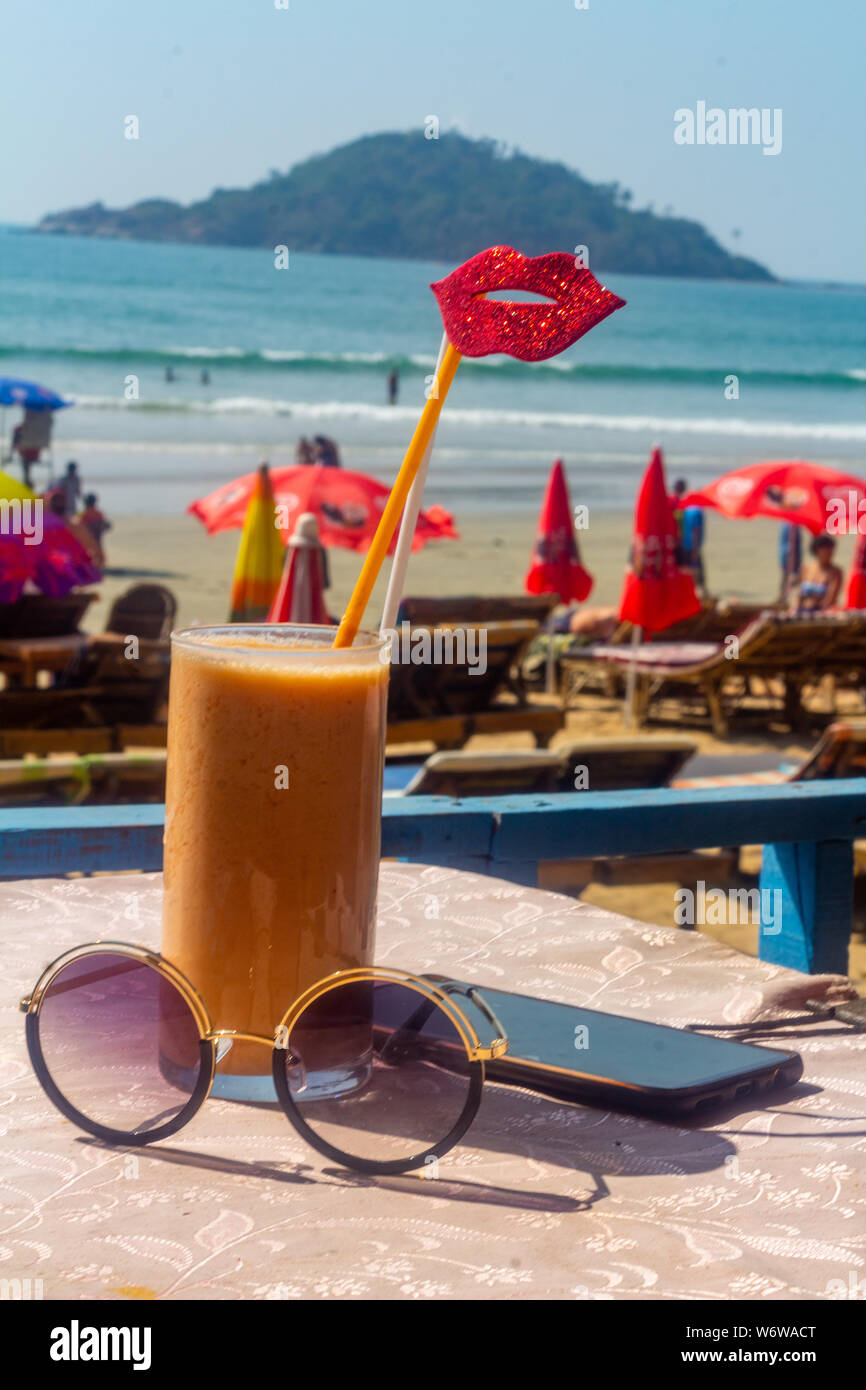 Coffee mocktail at Olive Bar and Kitchen, Goa Stock Photo Alamy