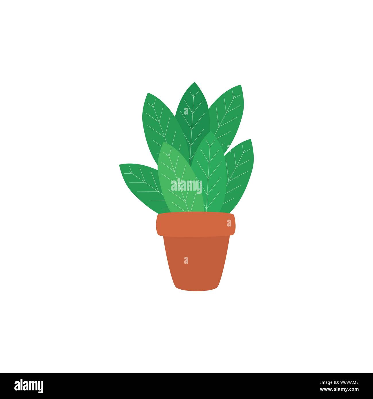houseplant in pot natural icon Stock Vector Image & Art - Alamy