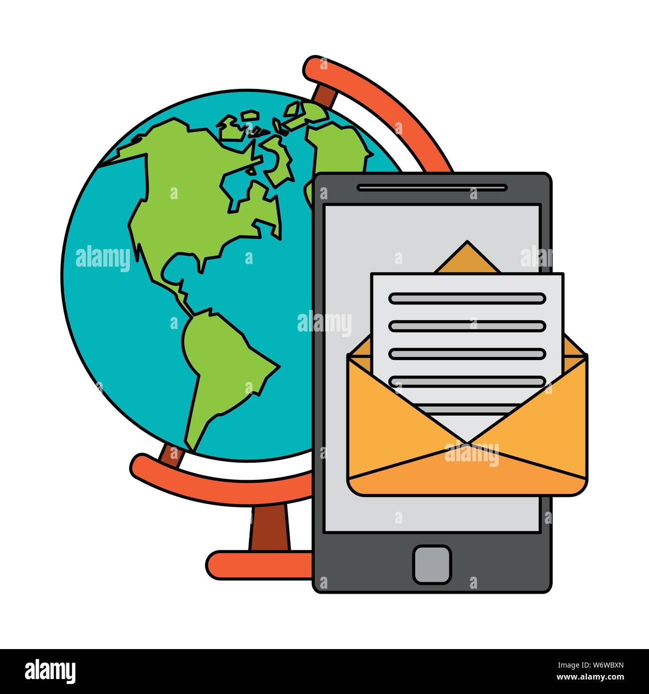 technology digital modern hardware cartoon Stock Vector Image & Art Alamy