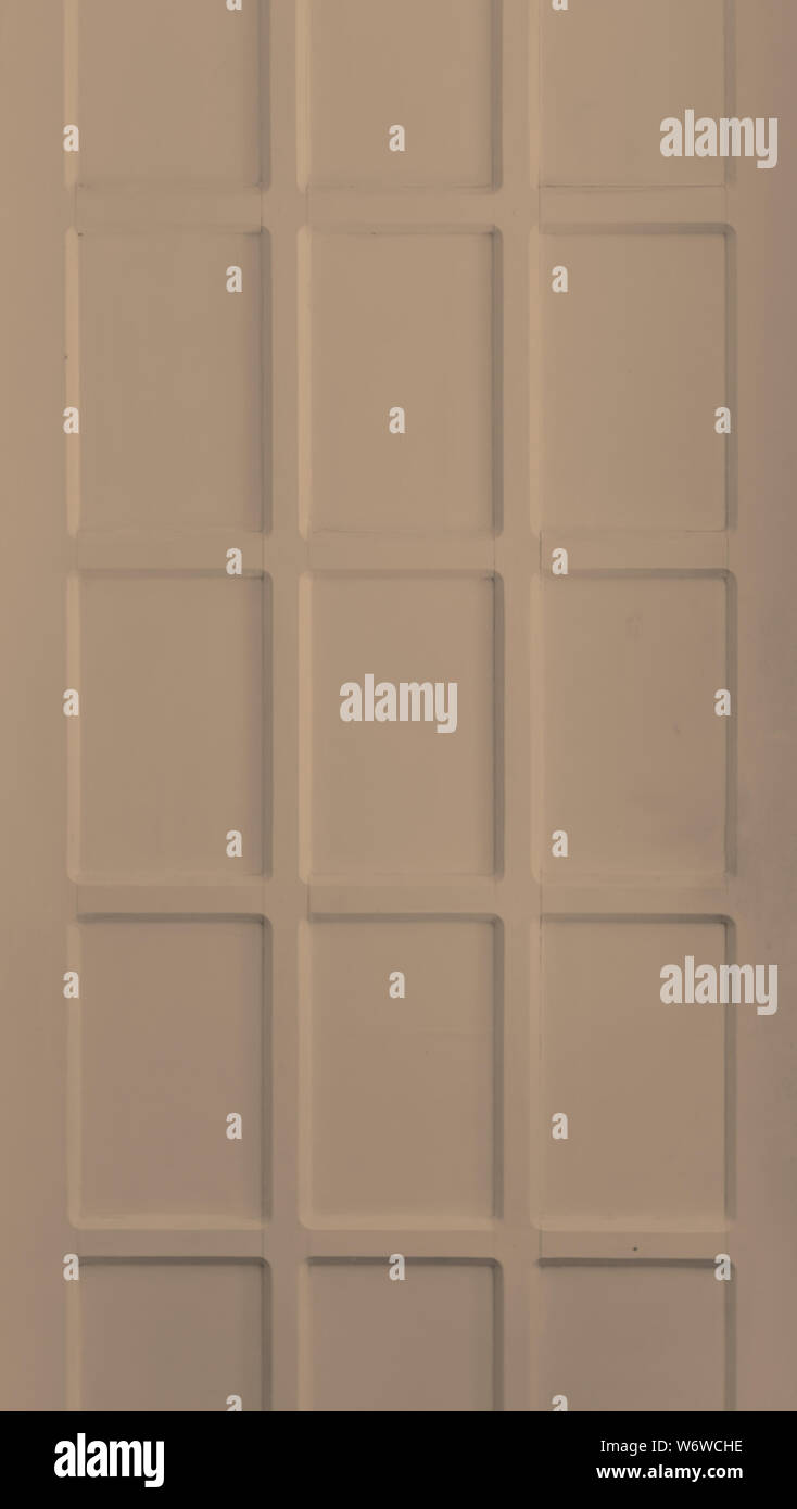 white pattern background on a door Stock Photo