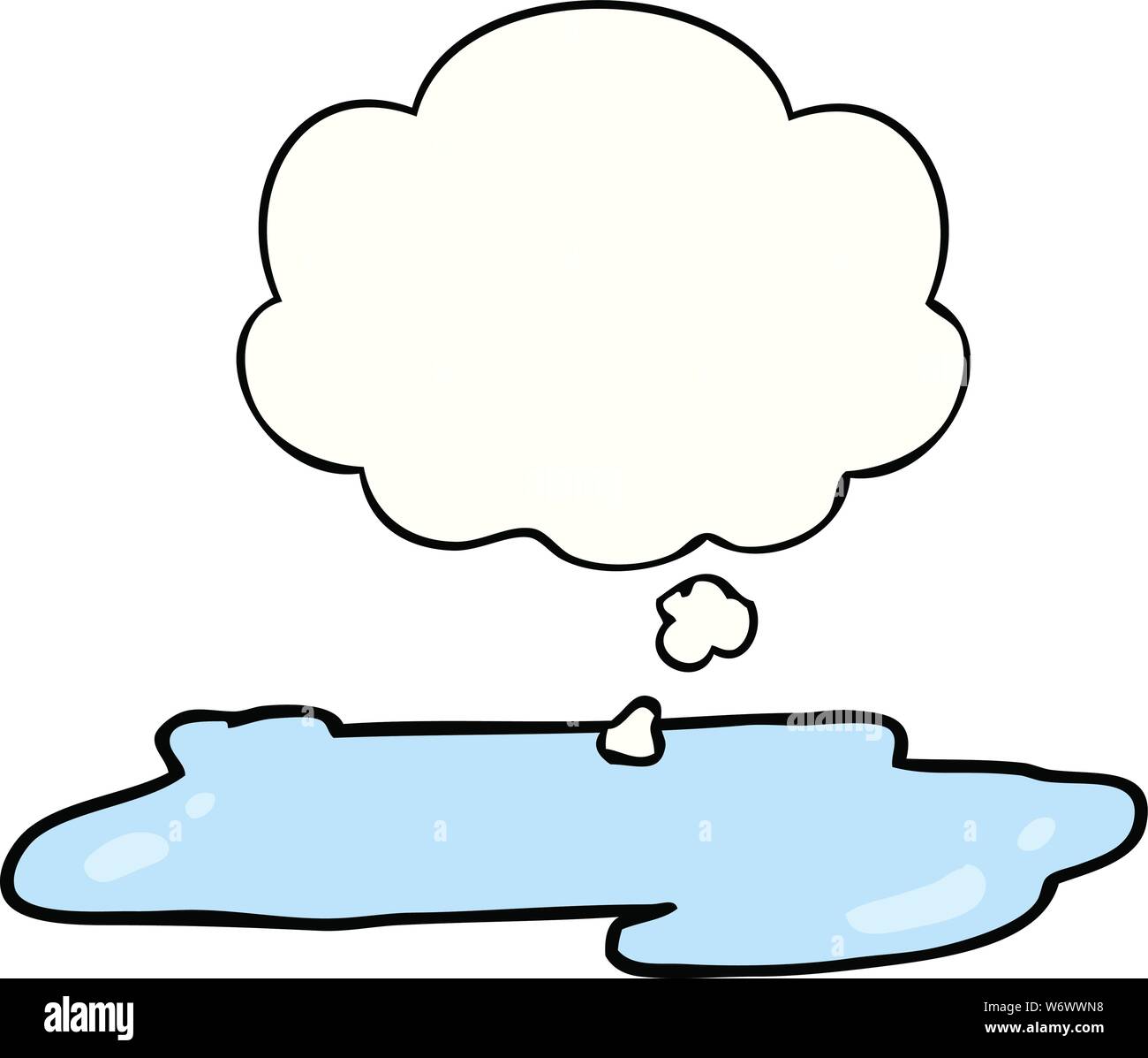 cartoon water puddle with thought bubble Stock Vector Image & Art - Alamy cartoon water puddle with thought bubble Stock Vector Image & Art - Alamy