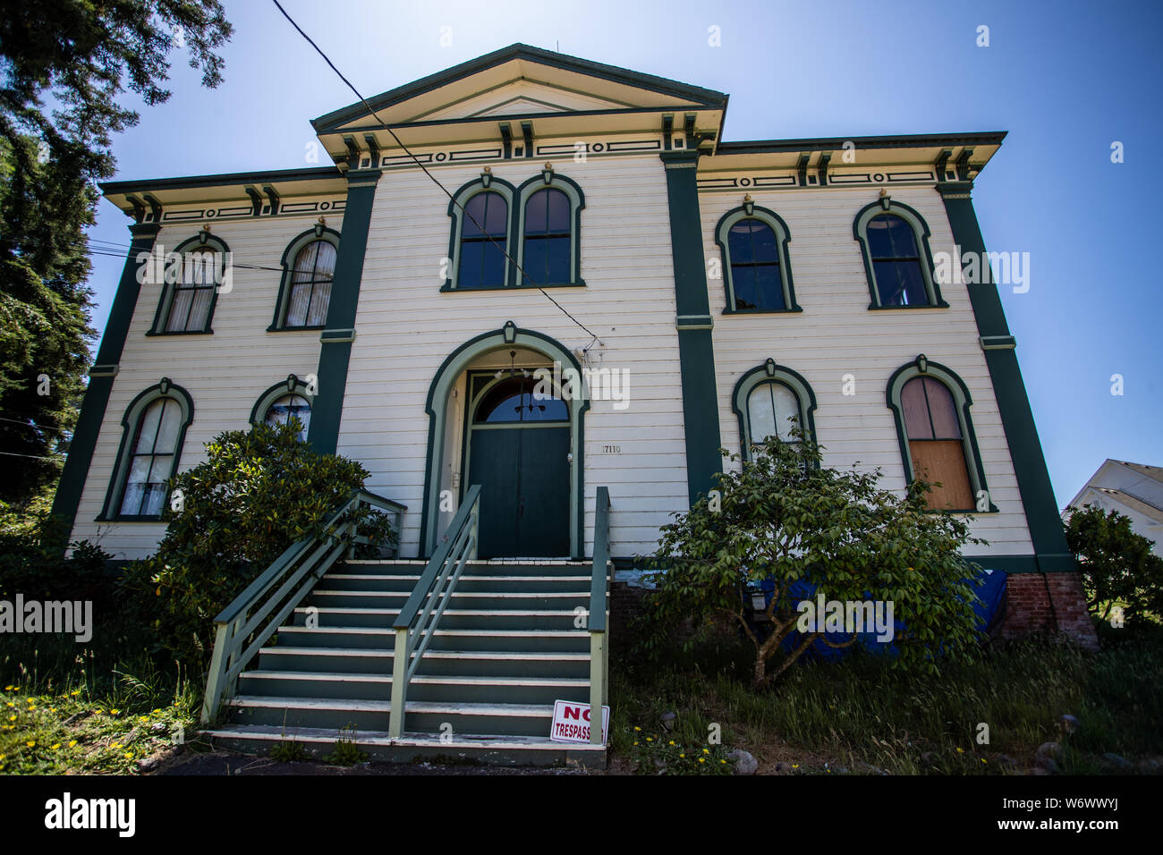 Potter School House which featured in the Hitchcock classic film 'The