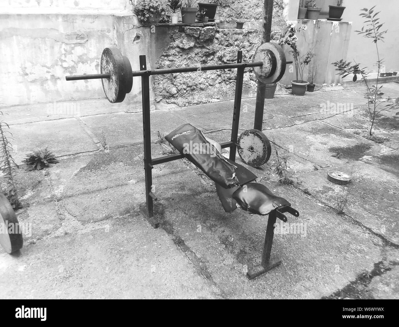Vintage weight lifting equipment clearance