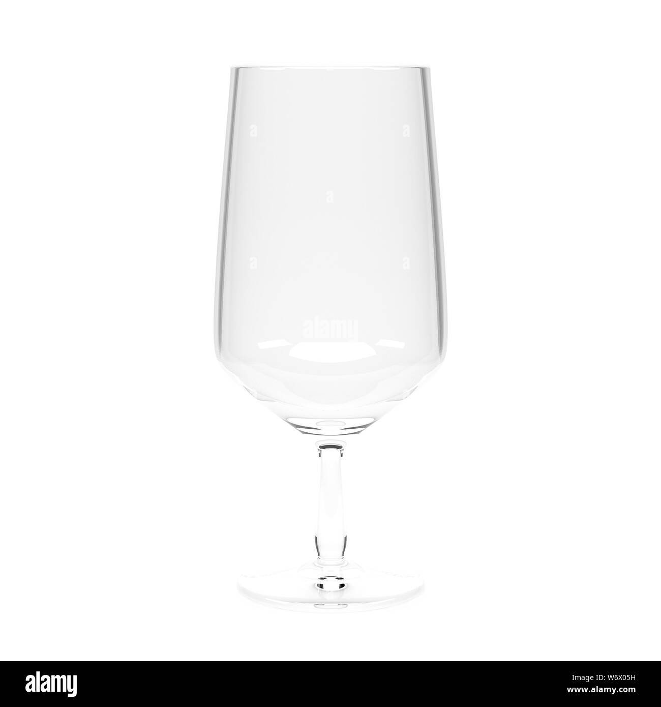 Water glass. 3d rendering illustration isolated on white background ...