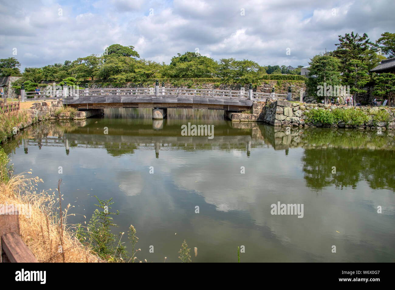 Bridge Of Himeji Castle At Himeji Japan 2016 Stock Photo Alamy