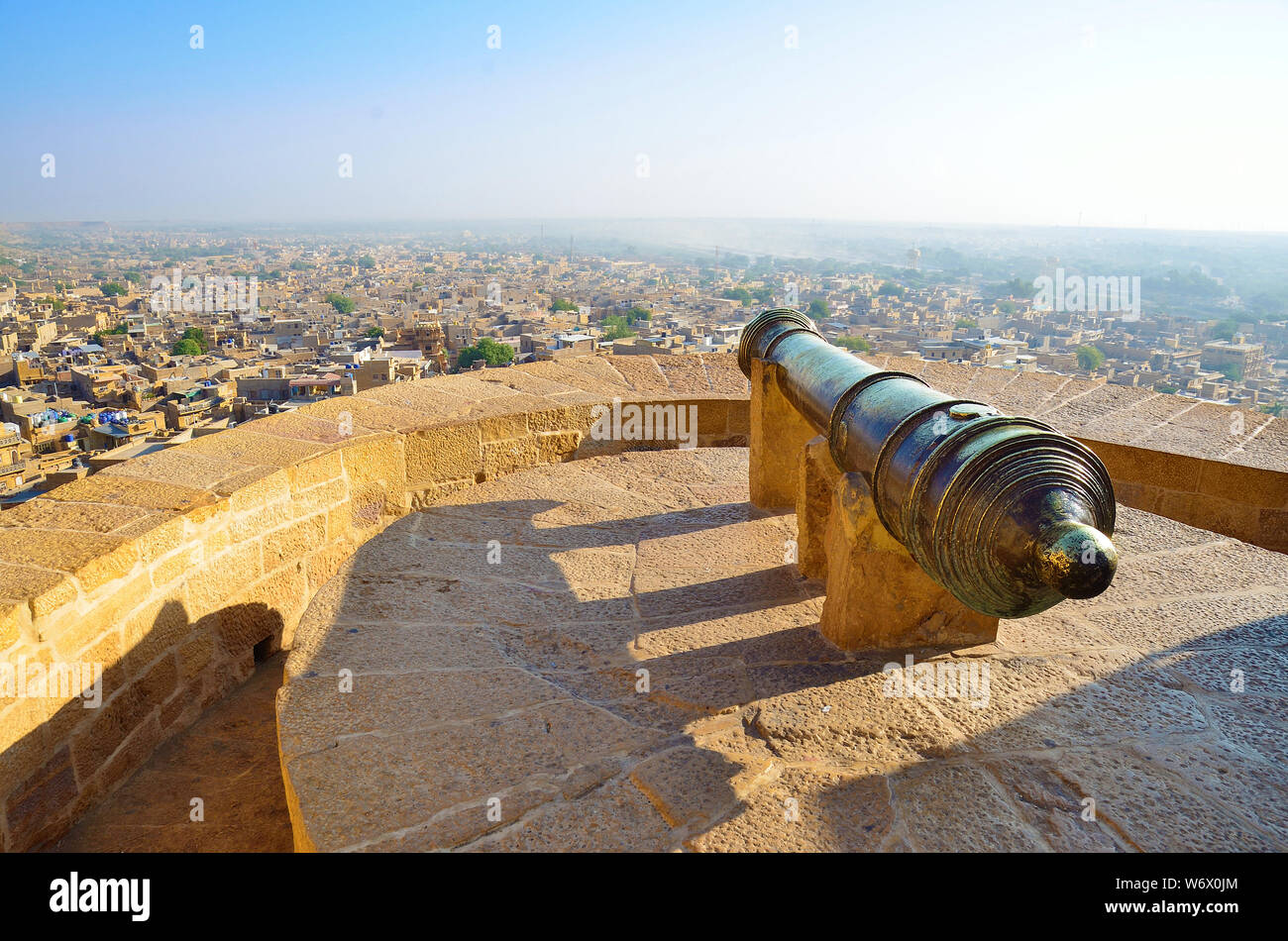 Haveli and Fort, Jaisalmer, Rajasthan, India Stock Photo