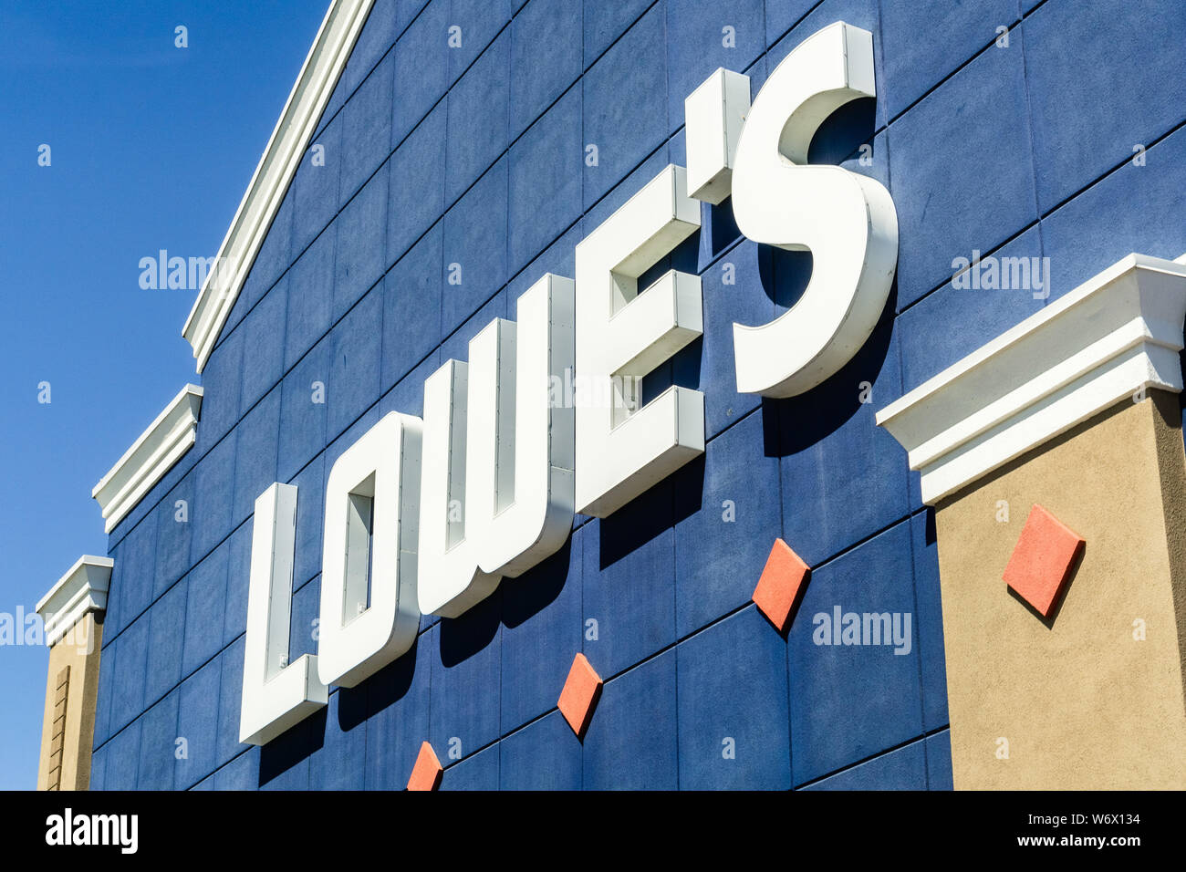 Lowes hardware home improvement store hires stock photography and