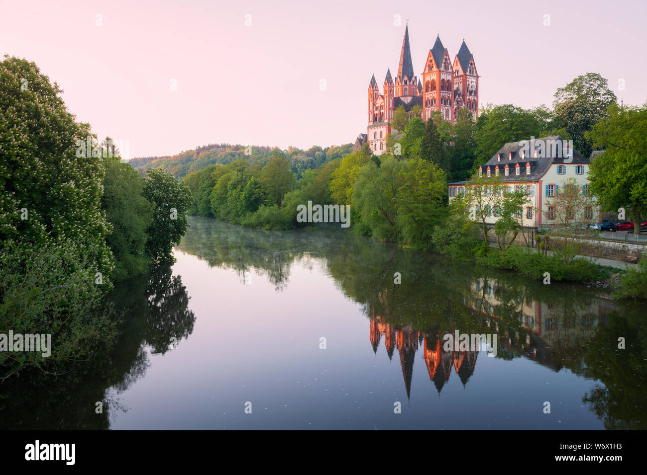 Limburg Cathedral. Limburg, Hesse, Germany. Stock Photo