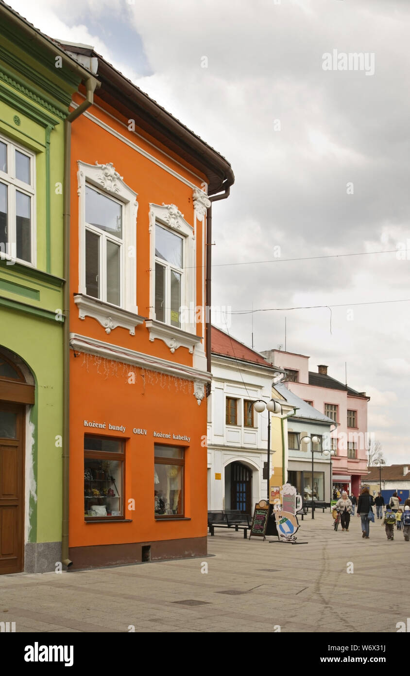 Podhora street at Ruzomberok. Slovakia Stock Photo - Alamy