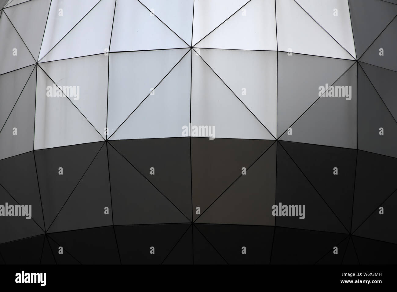 The geometric shape metallic background Stock Photo