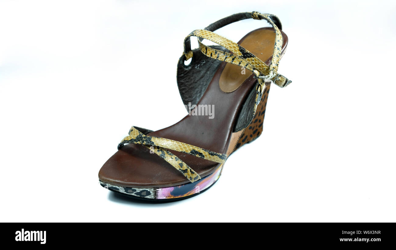 voss animal print sandals