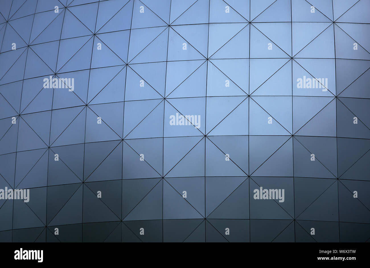 The geometric shape metallic background Stock Photo