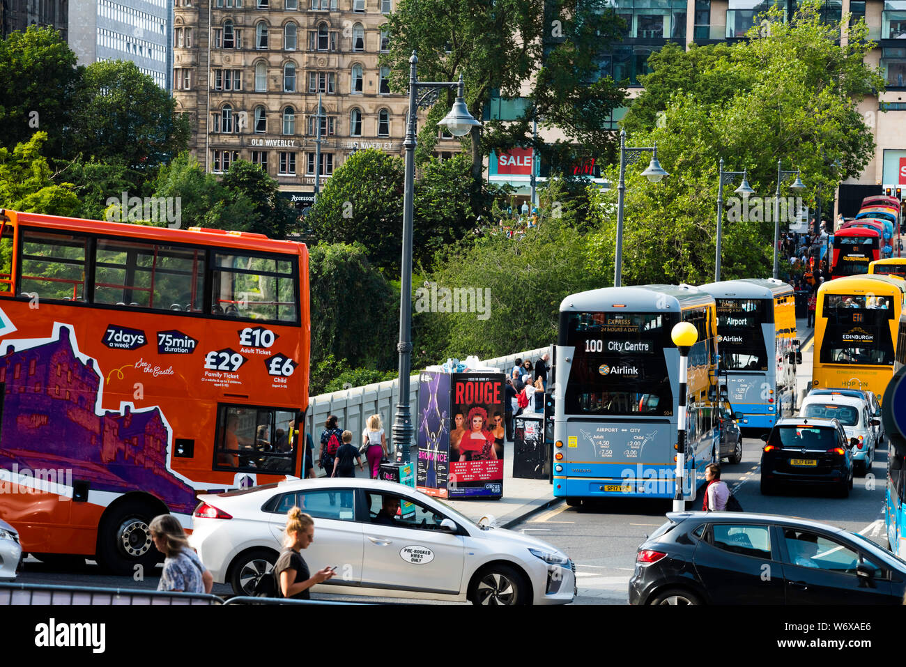 Edinburgh in August 2019 Stock Photo