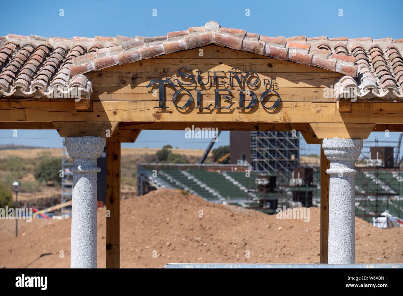 General View Of The Construction Works Of The Puy Du Fou Theme Park In Toledo Central