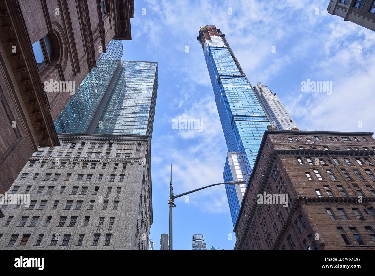 Central Park Tower, Billionaire's Row, NYC Stock Photo