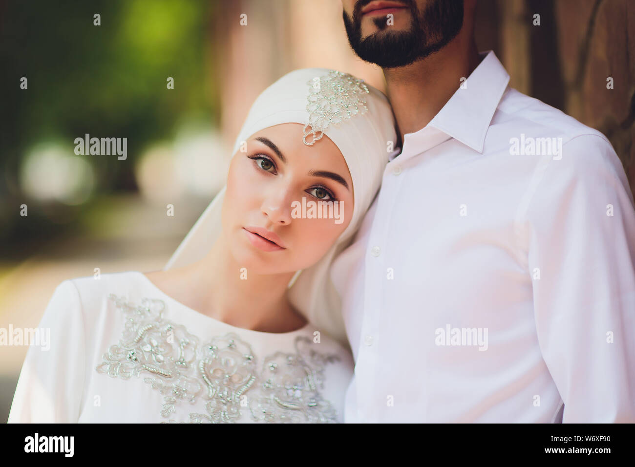 National wedding. Bride and groom. Wedding muslim couple during the marriage ceremony. Muslim marriage Stock Photo - Alamy National wedding. Bride and groom. Wedding muslim couple during the marriage ceremony. Muslim marriage Stock Photo - Alamy