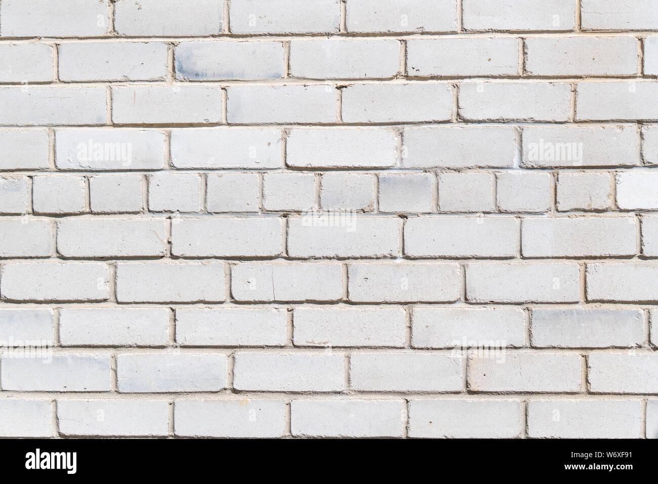 White brick wall, good for using as background Stock Photo
