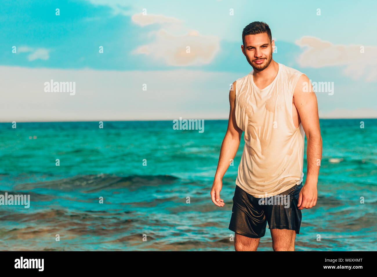 Closeup young man walking in hi-res stock photography and images - Alamy