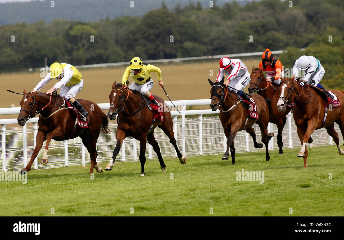 King’s Advice and Joe Fanning (left) lead the field home to win The ...