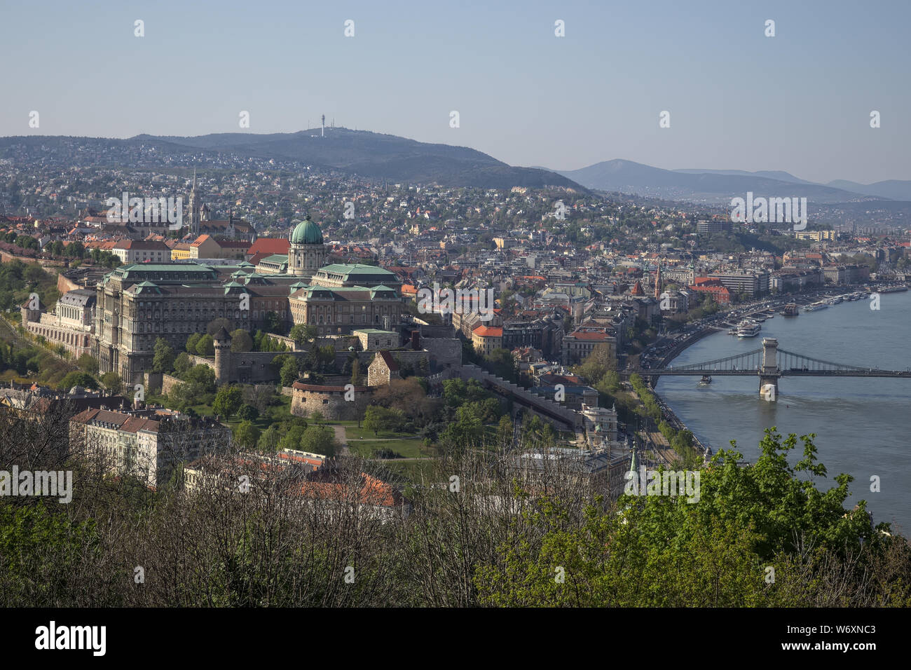 Aerial skyline view budapest buda hi-res stock photography and images ...