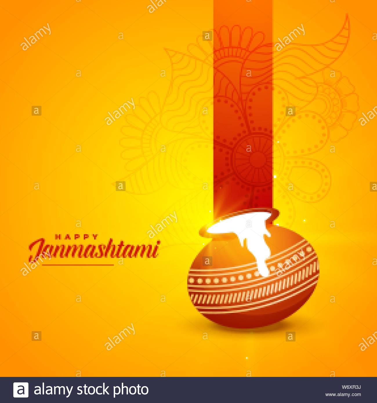 hindu festival of janmashtami with matki kalash background stock vector image art alamy https www alamy com hindu festival of janmashtami with matki kalash background image262432342 html