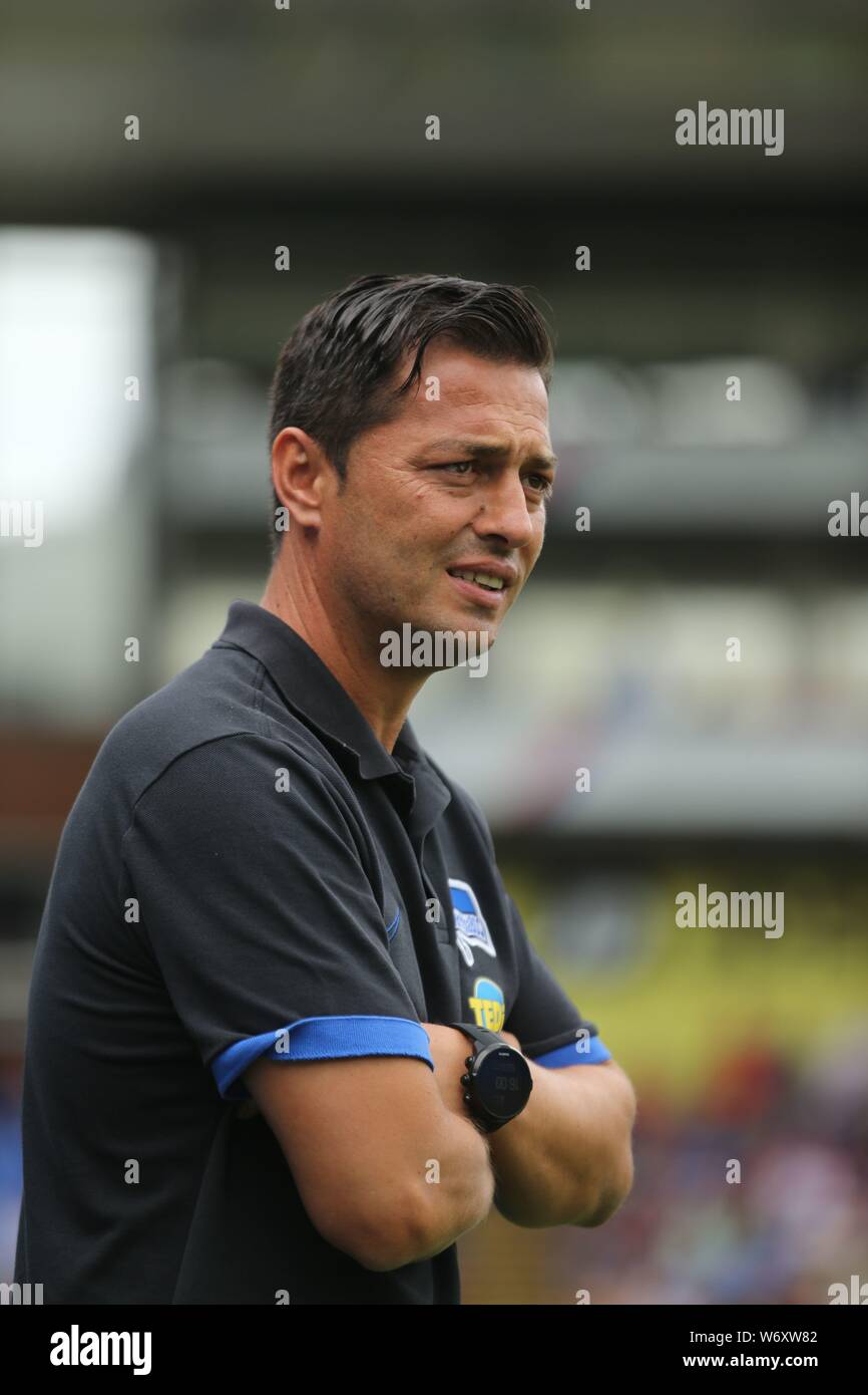 Hertha Berlin S Manager Ante Covic During The Pre Season Match At Selhurst Park London Stock Photo Alamy