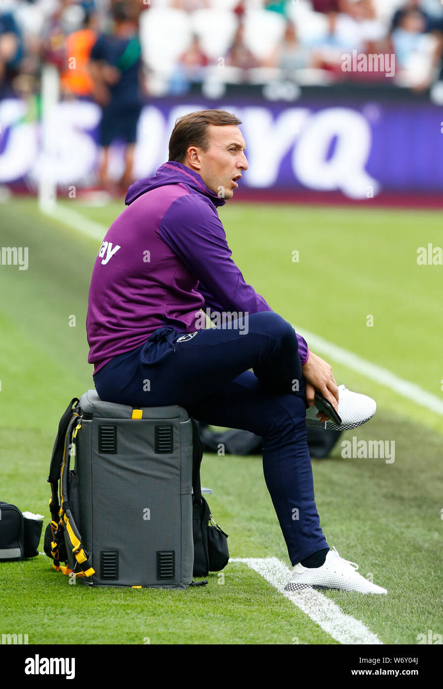 London, UK. 03rd Aug, 2019. London, United Kingdom, AUGUST 03 West Ham United's Mark Noble during Betway Cup Final between West Ham United and Athletic Club Bilbao at London stadium, London, England on 03 August 2019. Credit: Action Foto Sport/Alamy Live News Stock Photo