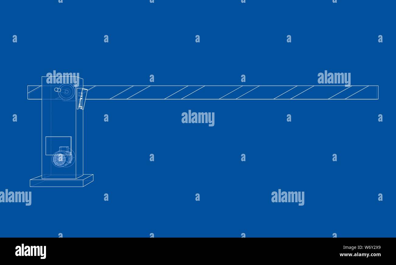 Outline Barrier gate. Vector Stock Vector Image & Art Alamy