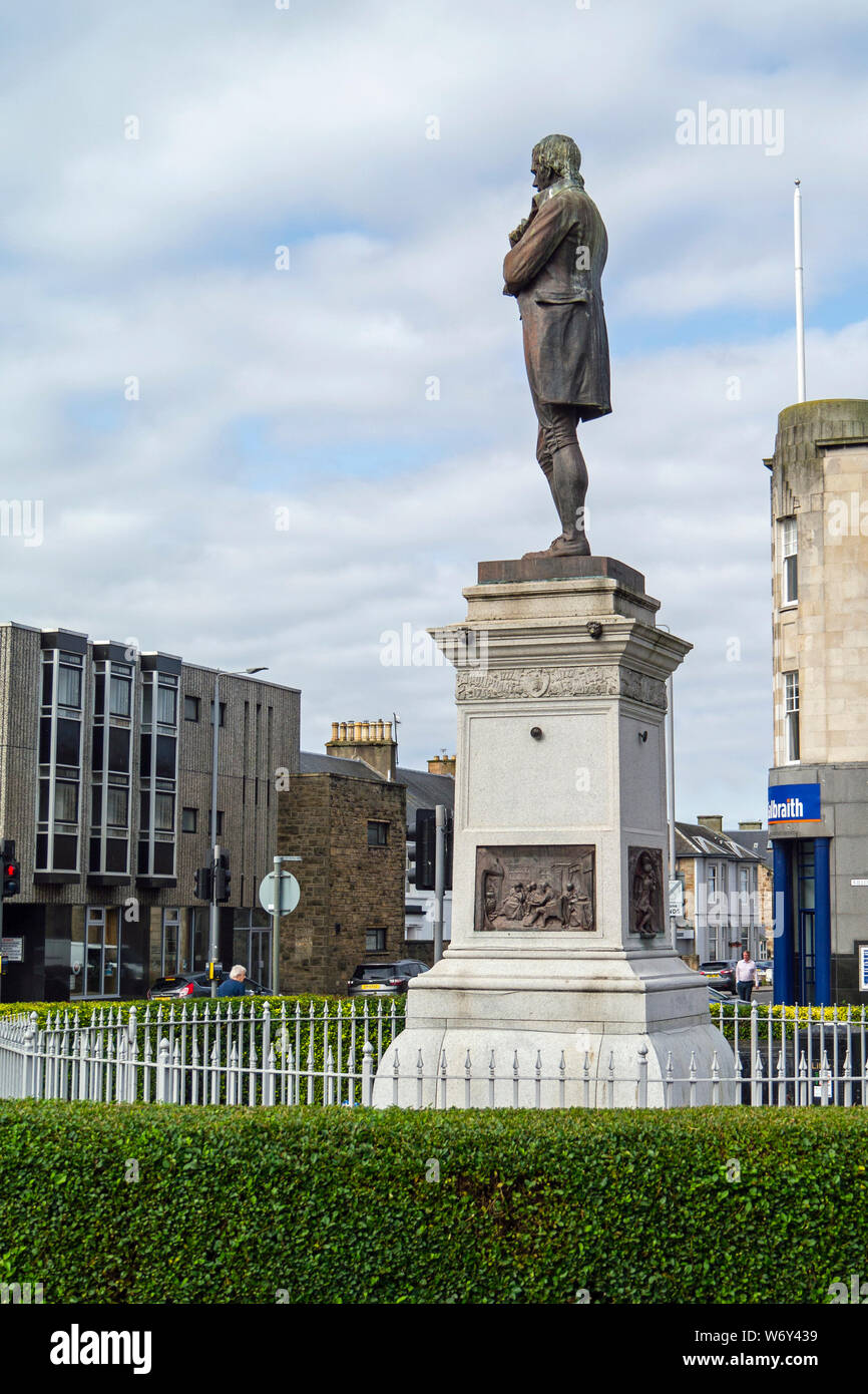 Robert Burns statue,Burns Statue Square,Ayr,South Ayrshire,Scotland,UK
