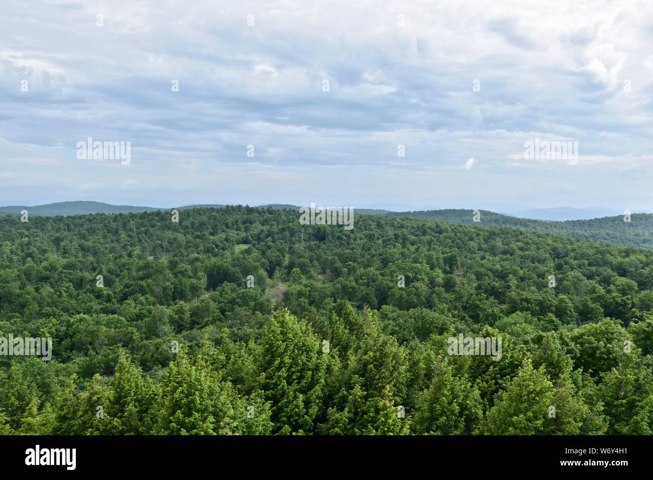 Spruce Mountain in the Adirondack Mountains, Upstate, New York Stock